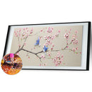 5D DIY Full Round Drill Diamond Painting Spring Bird Cross Stitch Mosaic