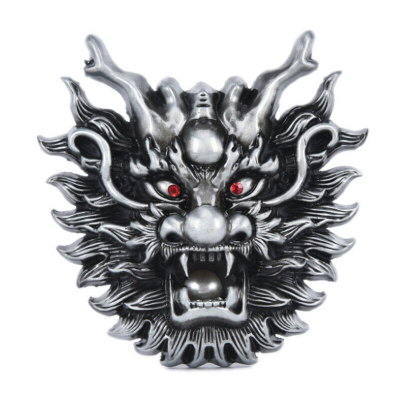Mens Dragon Animal Metal Alloy Cowboy Cowgirl Fashion Punk Belt Buckle  â„–[