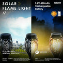 4x Outdoor Solar Torch Dance Flickering Flame Light Garden Waterproof Lamp