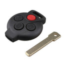 New 4 Buttons Car Replacement Remote key Fob 315MHz for Mercedes-Benz Smart