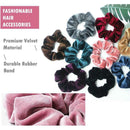 45pcs Velvet Elastic Rubber Band Fashion Women Hair Ropes Ponytail Holder  A