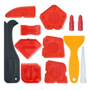 12pcs/Set Silicone Angle Scraper Caulking Glass Shovel Shovel Cleaning kjl