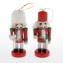 Pack of 4 Wooden Nutcracker Ornaments Christmas Hanging Decoration Figures
