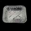 Restaurant Aluminum Foil Rectangle Disposable Food Container 220ml 10 pcs KOW