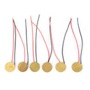 12Pcs 15Mm Piezoelectric Piezos Amplifiers Discs Leads For Guitar Pickup 3C