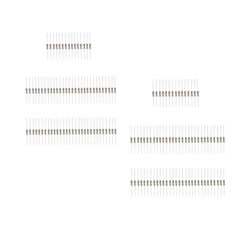 150Pcs 30 Value 0.1 ohm - 750 ohm 3W 5% Carbon Film Resistors Assortment Kit