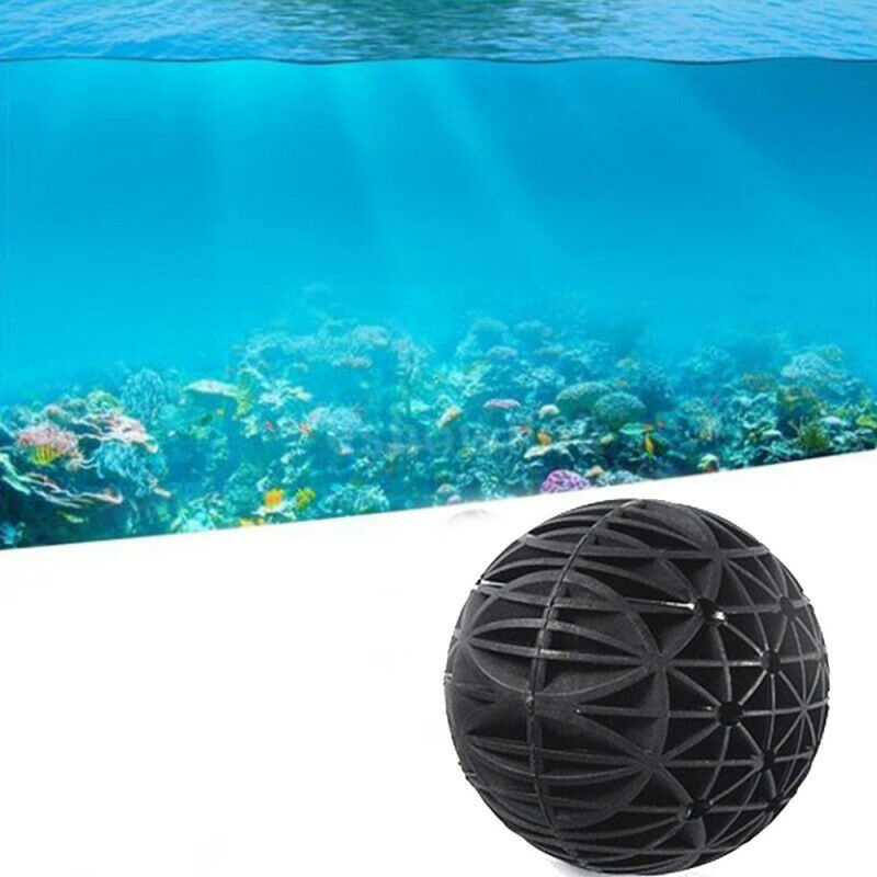 100Pcs Fashion Aquarium Pond Bio Balls Canister Filter Media Marine Reef