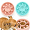 2x Pet Dog Food Slow Feeder Pet Cat Anti-Gulping Food