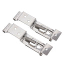2X European Car License Number Plate Frame Holder Trailer Clips Spring Brack BX