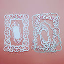 Lace Background Frame Metal Cutting Dies Scrapbook Paper Cards Album Stencil