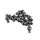 20pcs Leather Cord End Cap Kumihimo Magnetic Clasp DIY Jewelry Making Crafts