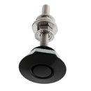 Vehicle Quick Release Latch Hood Pins Lock Retaining Ring 55mm Black