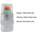 4Pcs New Car Auto Tire Monitor Valve Dust Cap Pressure Indicator Sensor Alert JR