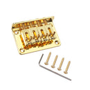 Durable Cigar Box Guitar Saddle Bridge Tailpiece Hardtail, Brass Saddle, Golden