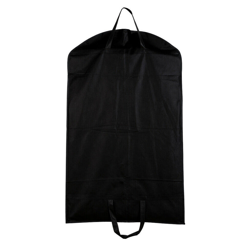 1pc Blck Dustproof Hanger Coat Clothes Garment Suit Cover Storage Bags A