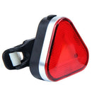 Bicycle Taillights Bicycle Warning Lights Triangular Cob Lighting Headlight
