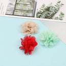 10PCS Satin flowers baby artificial flowers for headbands DIY flower hair BX