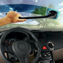Car Brush Windshield Window Auto Glass Cleaner Tool Wand Microfiber Cloth
