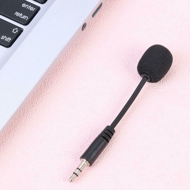 Flexible 3.5mm Jack Mini Microphone Mic for PC Mobile Phone Laptop Notebook