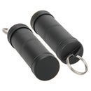 Aluminum Alloy Waterproof Case First-Aid Medicine Bottle with Key Ring A