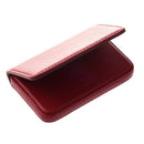 Business Credit Card Case Holder Currency ticket PU Leather Red X9E9
