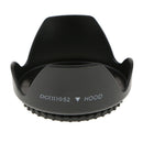 52mm Reversible Tulip Flower Crown Petal Shaped Lens Hood Provides Protection