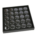 Empty 25 Space Nail Art Powder Gems Rhinestone Storage Container Case Box P R4U8