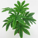 1 Stem Artificial Green Fern leaf Bush Brunch for Wedding Greenery Plant