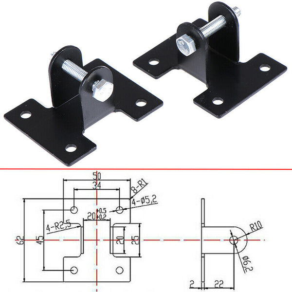 2pcs Mounting Brackets Link for DC12V/24V Linear Actuator Motor Heavy DutyS Nw