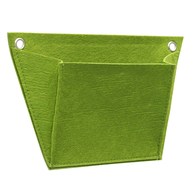 Felt Durable Outdoor Indoor Wall Balcony Herbs Garden Hanging Planter Bag