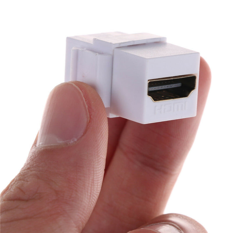 HDMI Keystone Jack Coupler Insert Female to Female Adapter Converters LJ