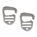 2 Pcs Sturdy Metal G Hook Webbing Quick Release Buckles For Backpack Bag
