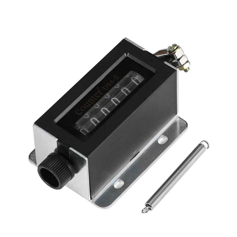D94-S 6 Digit Resettable Mechanical Pulling Counter Rolling Wheel Counter A
