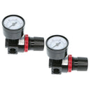 2x PRO Pneumatic Regulator And Mini Air Filter Oil