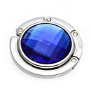 Folding Purse Handbag Holders Crystal Bag Hook Hanger Hold Royal Blue Porta M7X8