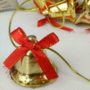 10x Metal Golden Small Bell Trumpet Bells For Christmas Decor Tree S5Z2 Fav H4S5