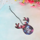 Cute Antlers Shape Car Perfume Papers Hanging Pendant Car Air Freshe ME