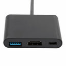 3 in 1 USB3.1 Converter USB-C to USB3.0+4K HDMI+PD USB-C Adapter for Switch