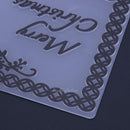 Plastic Embossing Folder Template DIY Scrapbooking Paper Craft Album Card Decor