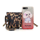 Animal Print Deer Women Messenger Bag Leather Shoulder Crossbody Bags(Brown