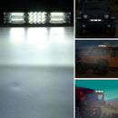 Led Light Bar Night 12 Inch 180W Triple Row Flood Spot Combo 6000K Led Bar