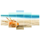 5pcs 5D DIY Full Drill Diamond Painting Beach Cross Stitch Mosaic Kit Decor