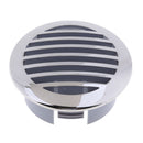 Round Louvered Vent 3 inch 76mm - Marine Boat Air Vent, 316 Stainless Steel
