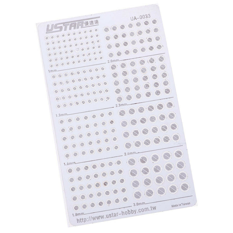 Action Figures Body Add On Parts Etching Detail Decals Round for Gundam