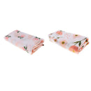 2Pcs Muslin Baby Swaddling Blanket Newborn Infant Cotton Swaddle Towel
