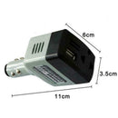 12V 24V DC to AC 220V Portable Car Power Inverter Adapter Converter Plugs U B4Q1
