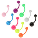 9 Pieces Multicolored Stainless Steel Navel Piercing Belly Rings Earrings Woman