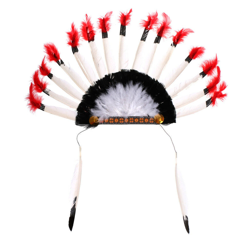 Style Feather Headband Women Hair Accessory Fancy Dress