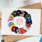 22pcs Velvet Scrunchies Women Elastic Hairband Hair Rings Ponytail Holder A