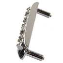 Threaded Saddle Guitar Bridge with Mounting Cup for Mustang Jazzmaster Chro N9O1
